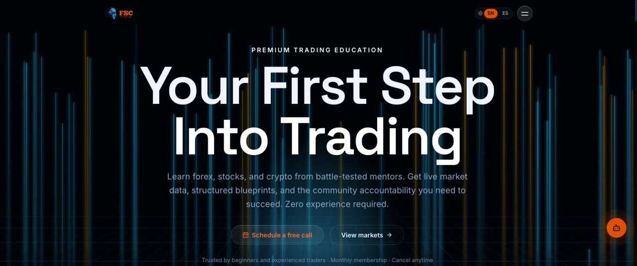 Plataforma de First Step Crypto